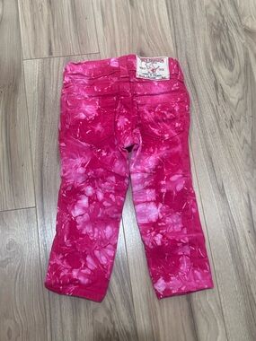 Tie-Dye Hot Pink Skinny Jeans